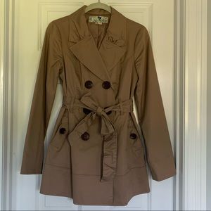 Jolt Tan Trench Coat